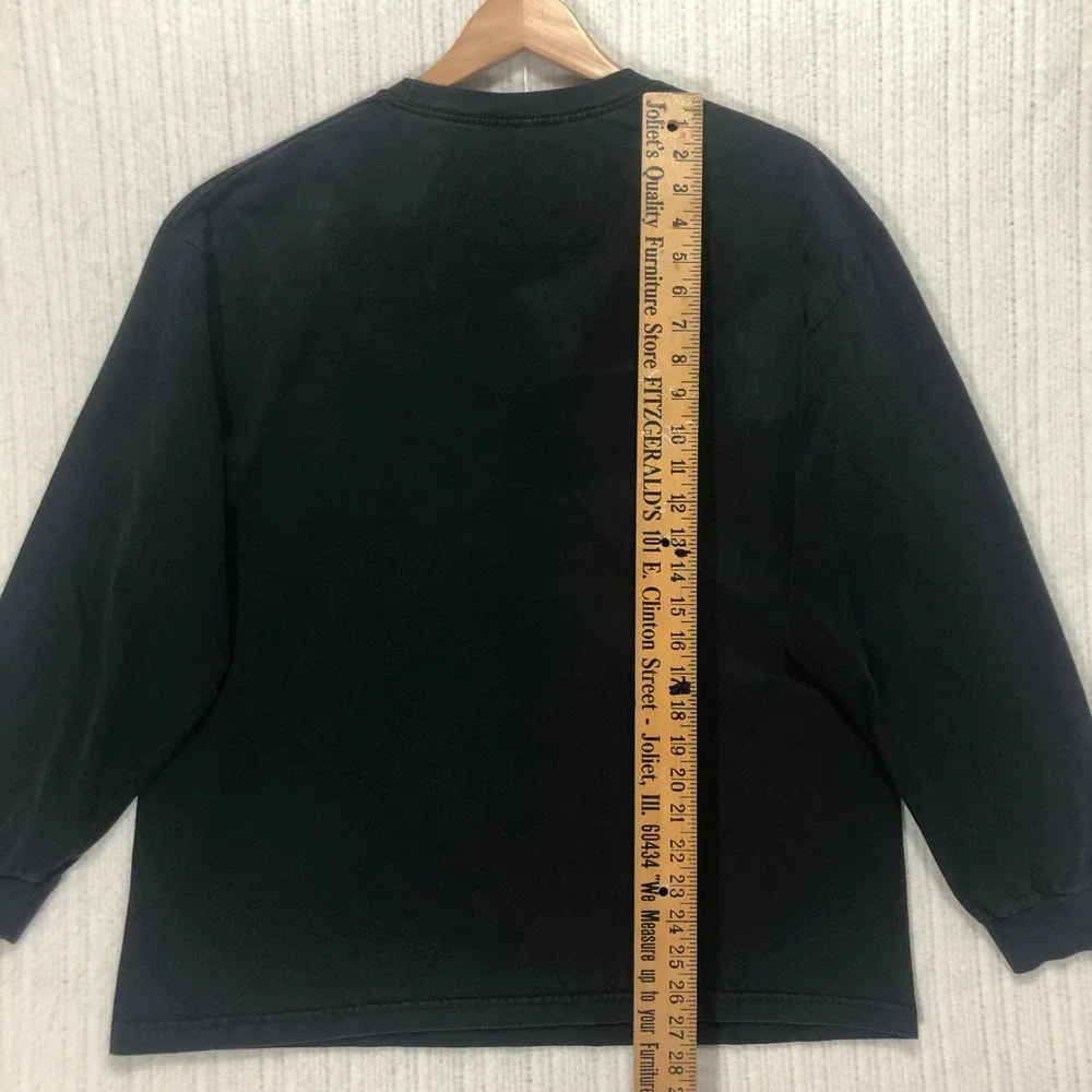 One Degree Long Sleeve Graphic T-Shirt Wave Print Streetwear Men's Size XL‎